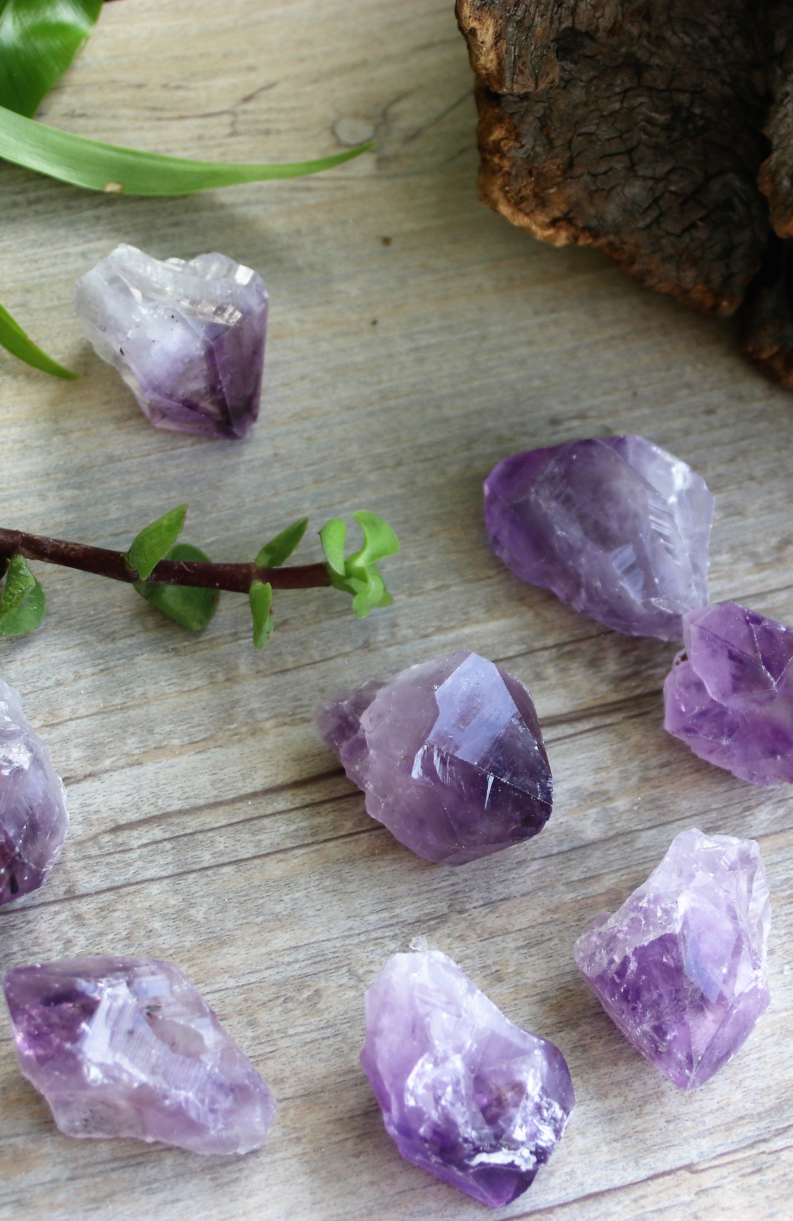Amethyst Points Medium Tumbled Stone